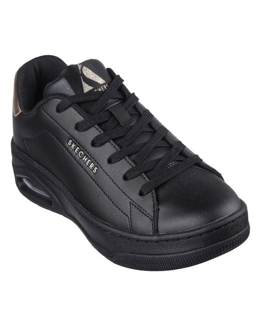 Skechers Black UNO Court-Courted Air Sneaker