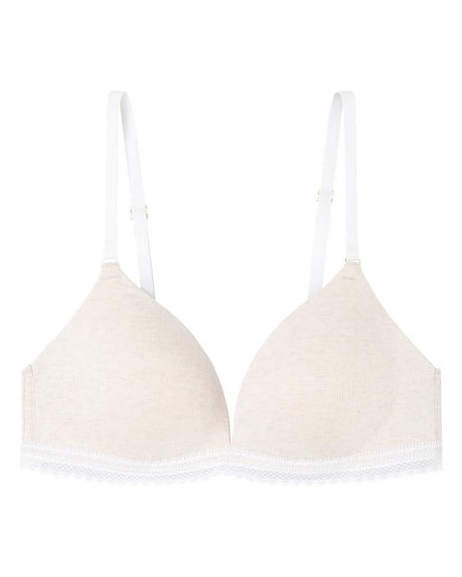 Charming Sujetador Triangular algodón Relleno Women'secret de color Natural