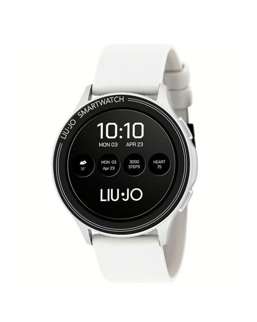 Orologio Uomo Smartwatch Voice Silver Cinturino Bianco Liu Jo di Liu Jo in Black da Uomo