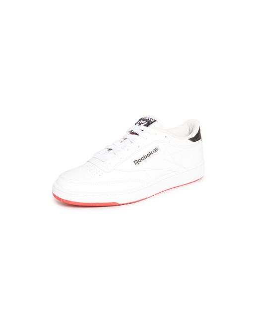 Reebok White X Human Rights Now! Club C 85 Sneakers For And