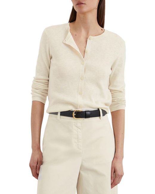 Marc OߴPolo Donna Cardigan con Chiusura a Bottoni Slim Fit di Marc O' Polo in Natural