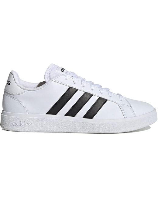 Adidas Casual Schuhe Gran Court Base 2.0 Schwarz Weiß 38 in Metallic für Herren