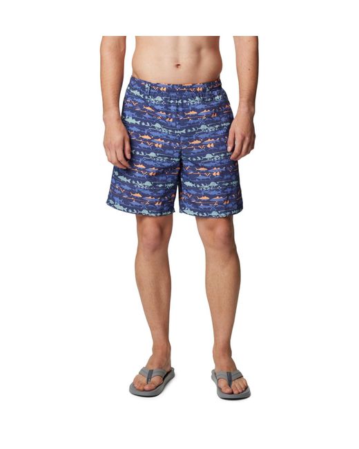 Columbia Blue Super Backcast Ii Water Short Hiking for men