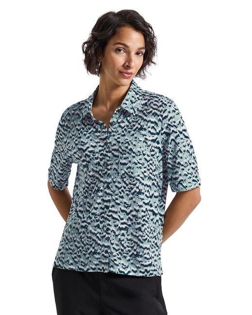 Street One Blue 3227557 Shirt im Blusenlook