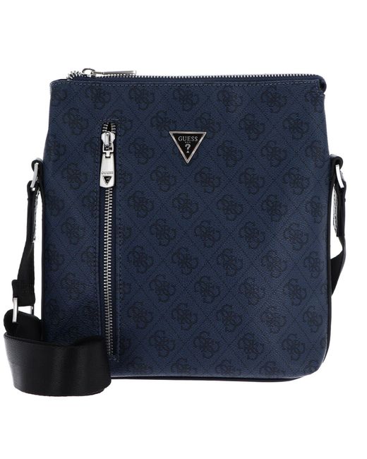 Guess Vezzola Crossbody With Zip Blue