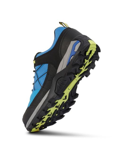 Regatta S Samaris Low Walking Shoes 8 Blue/lime Punch for men