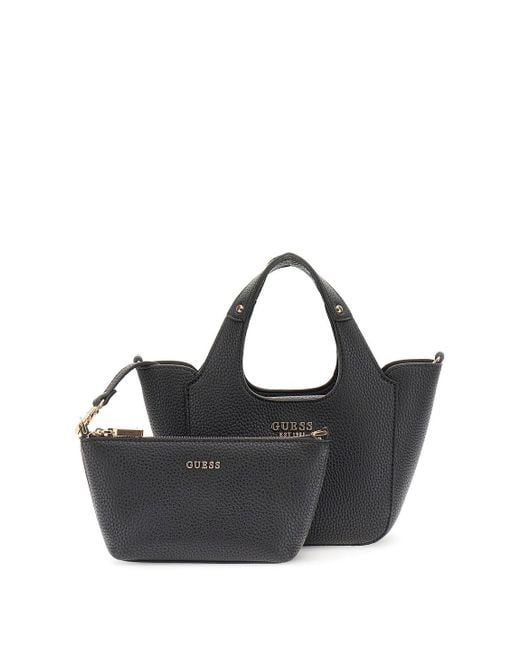 Guess Black Calista 2 In 1 Mini Tote