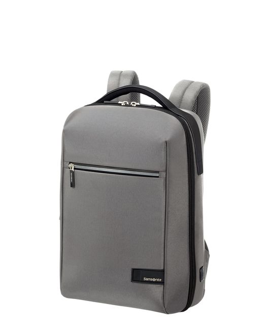 Samsonite Gray Computer Backpack 14.1 Litepoint Grey for men