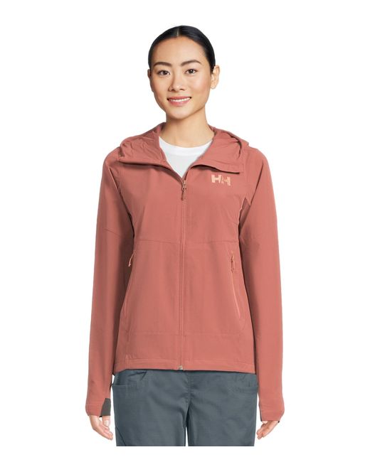 Helly-Hansen Felpa con cappuccio da donna Blaze Softshell di Helly Hansen in Red