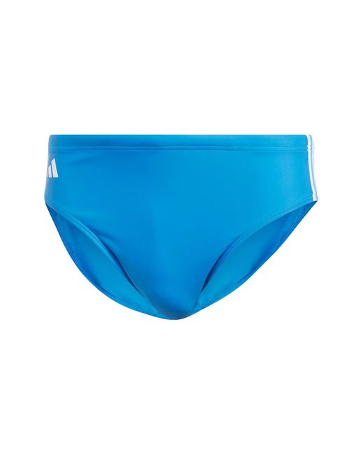 Slip de bain classique 3-Stripes Adidas pour homme en coloris Blue