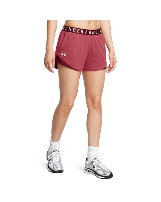 Under Armour Pink Play Up Twist 3.0 Shorts,