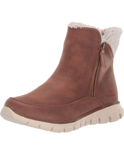 Skechers Brown Synergy Collab Kurzschaft Stiefel