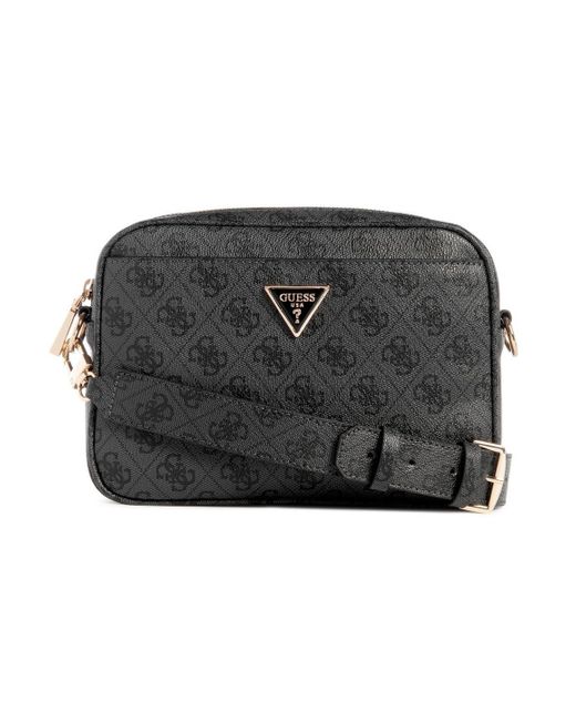 Meridian Borsa a tracolla grigio scuro di Guess in Black