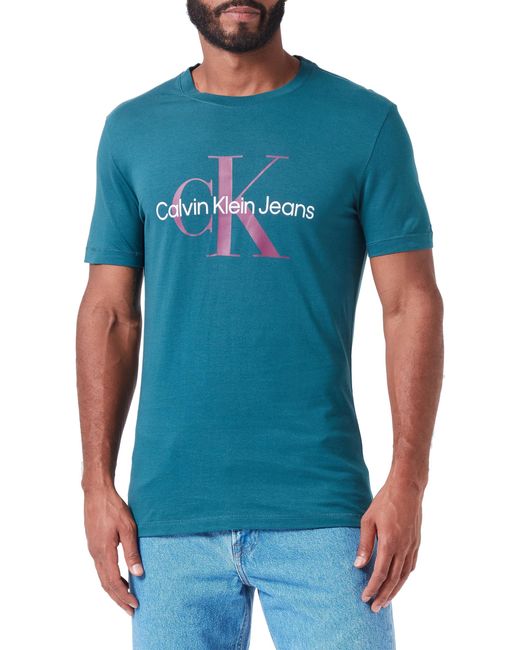 Calvin Klein Blue S/s T-shirts for men