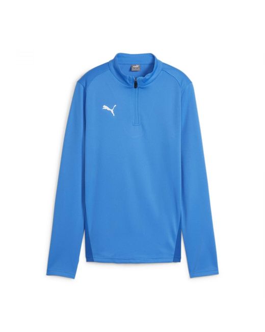 PUMA Teamgoal Training 1/4 Zip Top Slim Fit Top in het Blue