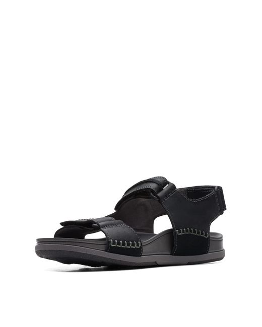 Clarks Nature 5 Trail Black Combination Of Materials S Sandals Standard Fit 9 Uk for men