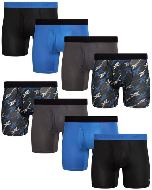 Reebok Unterwäsche – Performance Boxershorts mit Fly in Blue für Herren