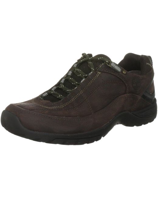 Zapatos de Cordones de Cuero Nobuck para Timberland de hombre de color Black