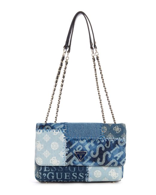 Guess Blue Cessily Convertible Crossbody