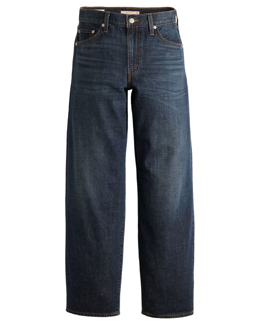 Levi's Blue Baggy Dad Jeans