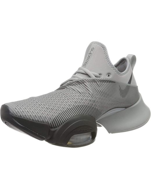 Nike Gray Air Zoom Superrep Training Shoes for men