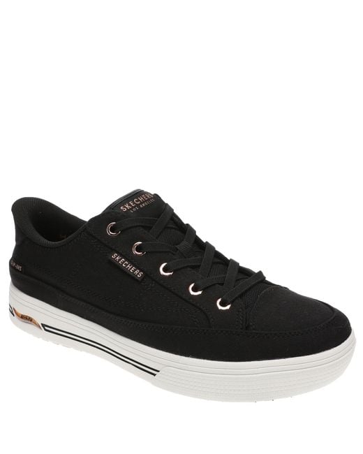 Skechers Black Arch Fit Arcade-See Ya There Slip-In-Sneaker für