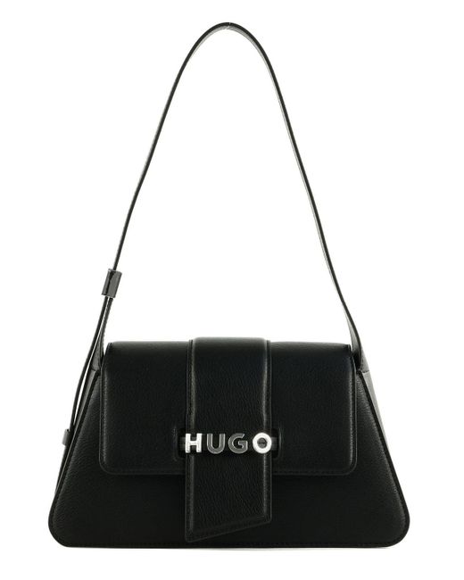 HUGO Black Mel 2.0 Shoulder Bag Flap