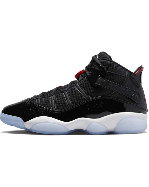 Nike Black Jordan 6 Rings Basketball Shoes 322992-012 for men