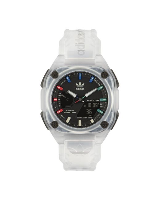 adidas transparent watch