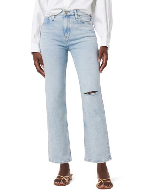 Hudson Blue Remi High-rise Straight Ankle Jeans