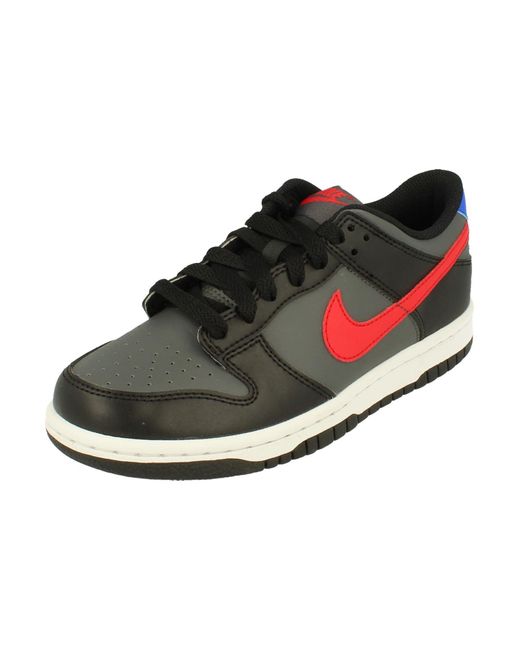 Nike Black Dunk Low Gs Trainers Fv0373 Sneakers Shoes