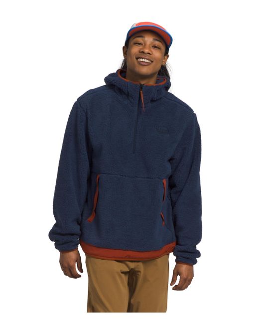 The North Face Campshire Fleece Hoodie in Blue for Men Lyst UK