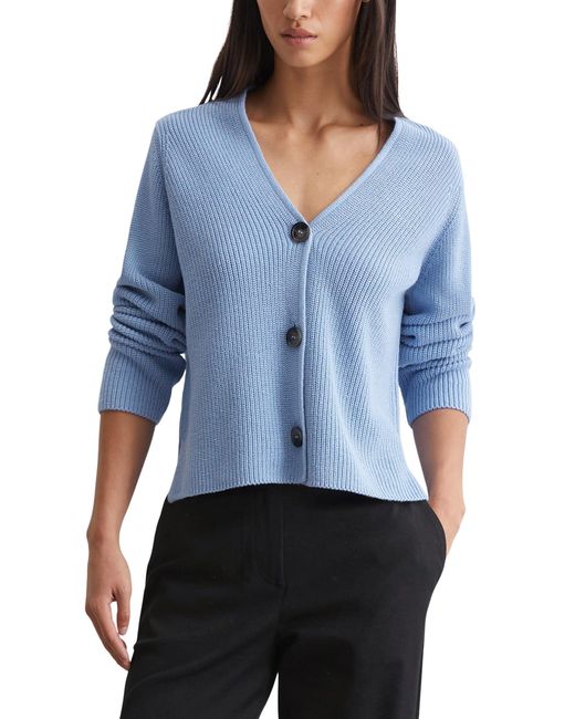Marc O' Polo Blue Cardigan Strickjacke mit V-Ausschnitt