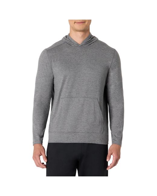 Sudadera de Punto Supersuave de Alto Rendimiento con Capucha Hombre Amazon Essentials de hombre de color Gray