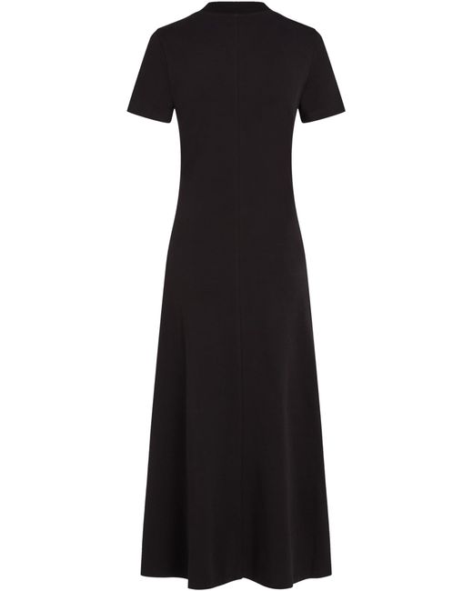 Tommy Hilfiger Modern F&f Midi Jurk Ww0ww44547 in het Black