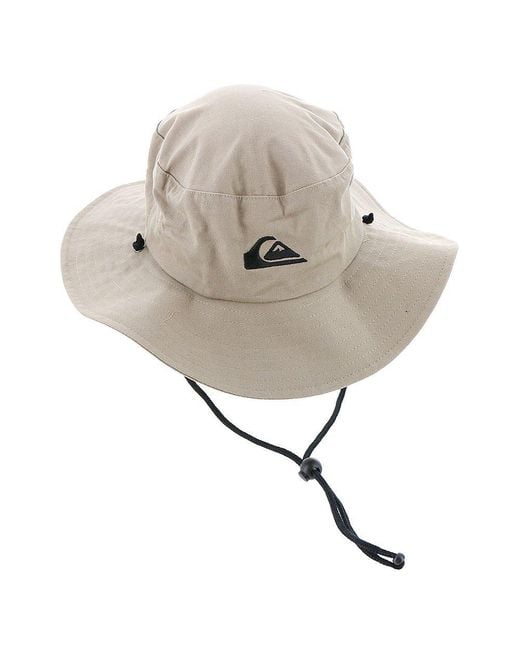 Quiksilver Multicolor Bushmaster Sun Protection Floppy Visor Bucket Hat for men