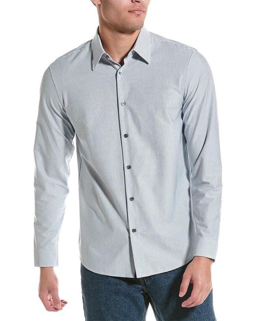 Theory Blue Sylvain Structure Shirt for men