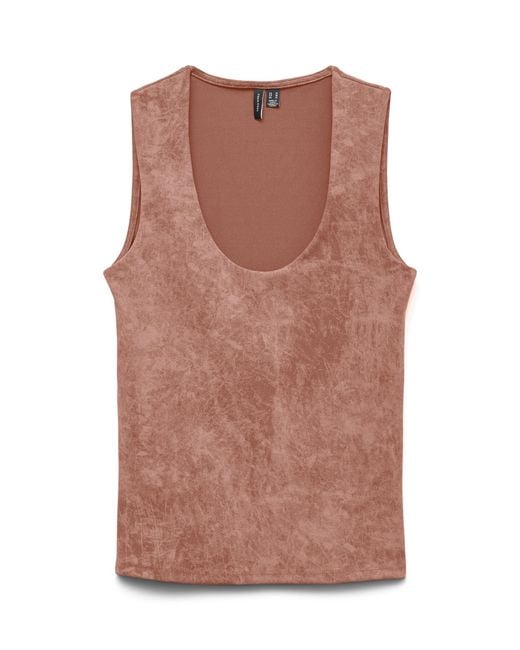 Vero Moda Brown Female Tanktop VMMAJA Top