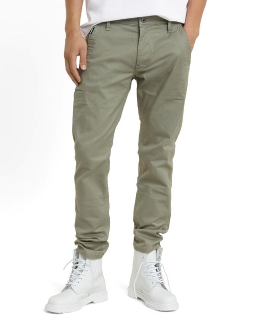 Rovic Zip 3D Regular Tapered Pantalones G-Star RAW de hombre de color Green