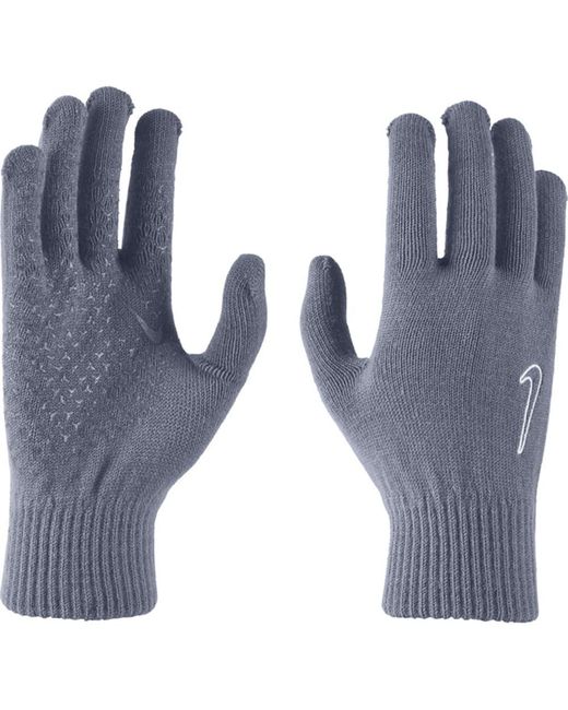Nike Blue Cw1037-461 Thermal Gloves Knitted Tech & Grip Gloves 2.0 for men