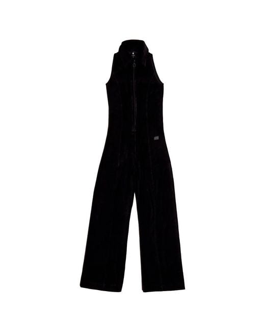 G-Star Para Mujer Mono de terciopelo y pernera ancha G-Star de color Black