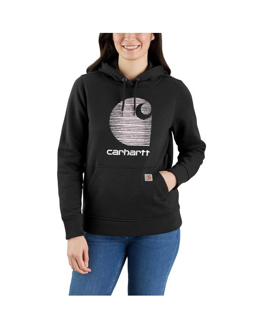 Carhartt Black Hoodie Kapuzenpullover Rain Defender Promo