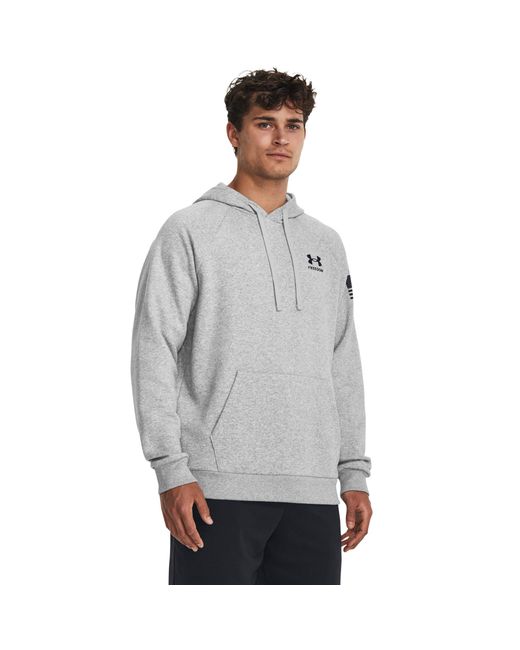 Under Armour Freedom Flag Fleece Hoodie in Gray für Herren