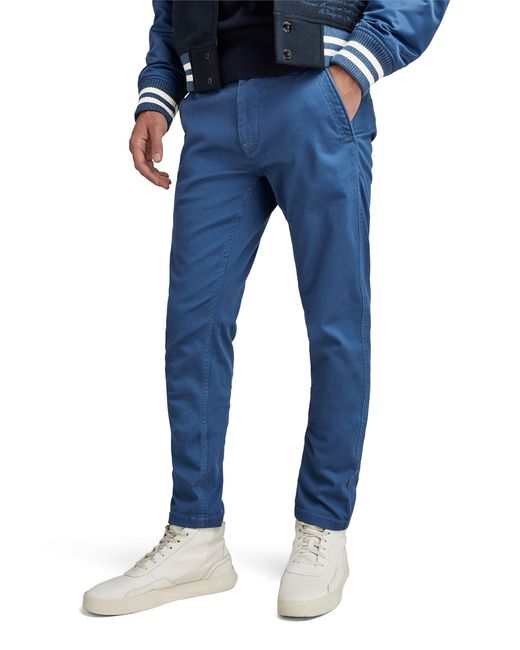 Pantalones Skinny Chino 2.0 Para Hombre G-Star RAW de hombre de color Blue