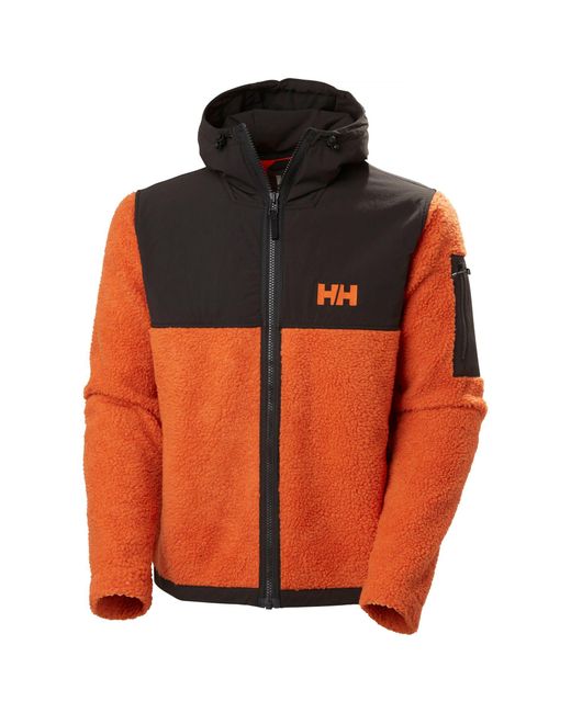 Helly Hansen 's Patrol Pile Fleece Jacket in Orange for Men Lyst UK