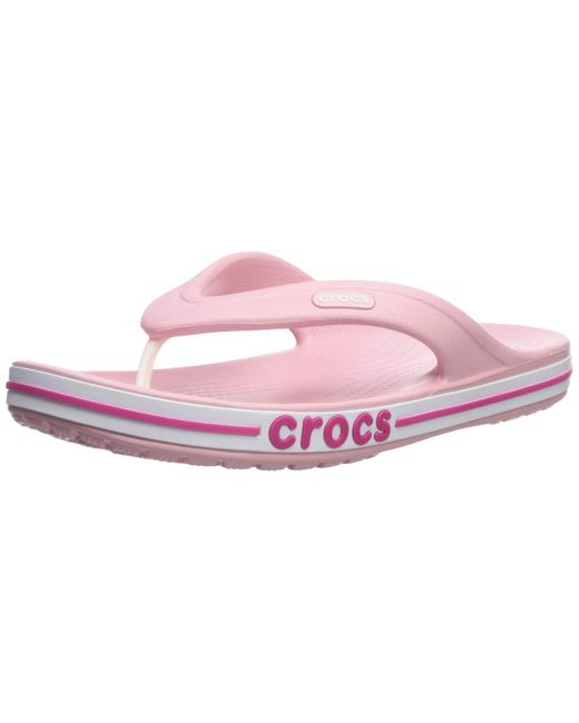 And Bayaband Flip Flop di Crocs™ in Rosa | Lyst