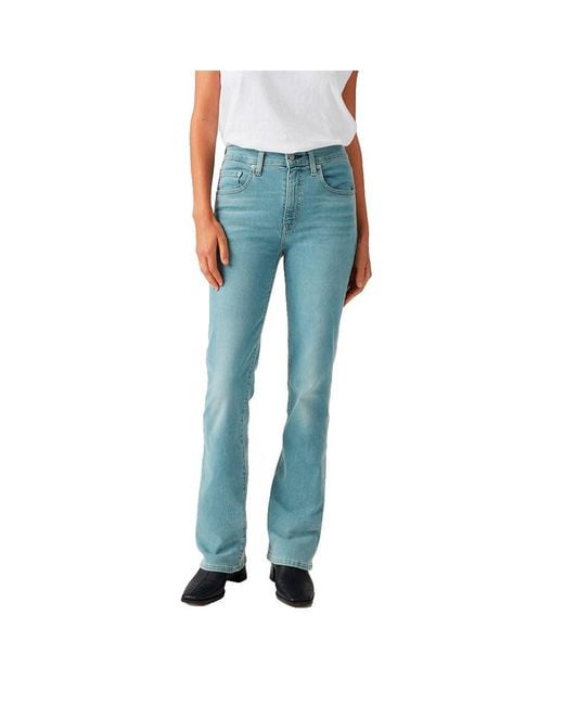Levi's Jeans 725 High Rise Bootcut in het Blue