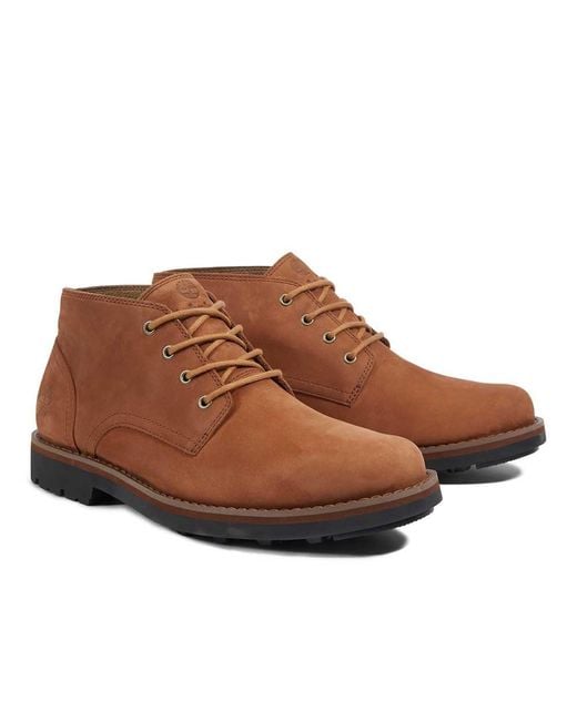 Timberland Brown S Alden Brook Chukka Nubuck Rust Shoes 10 Uk for men