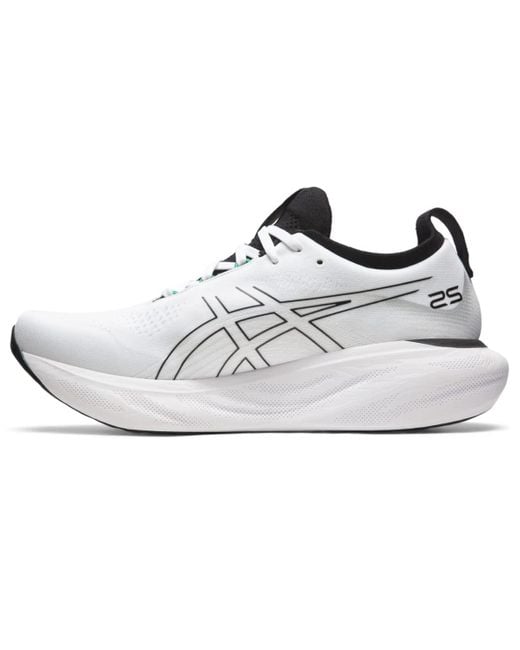Asics White Gel-nimbus 25 Running Shoes for men