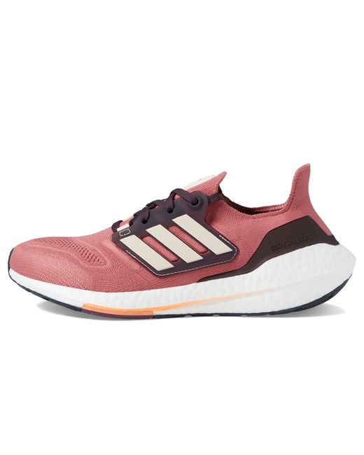 Adidas Red Ultraboost 22 Running Shoes